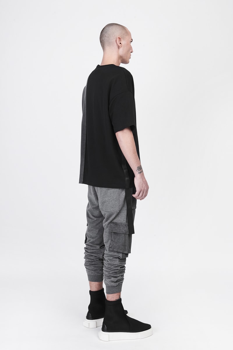 CGNY 2017 Spring Summer Grey Black T Shirt