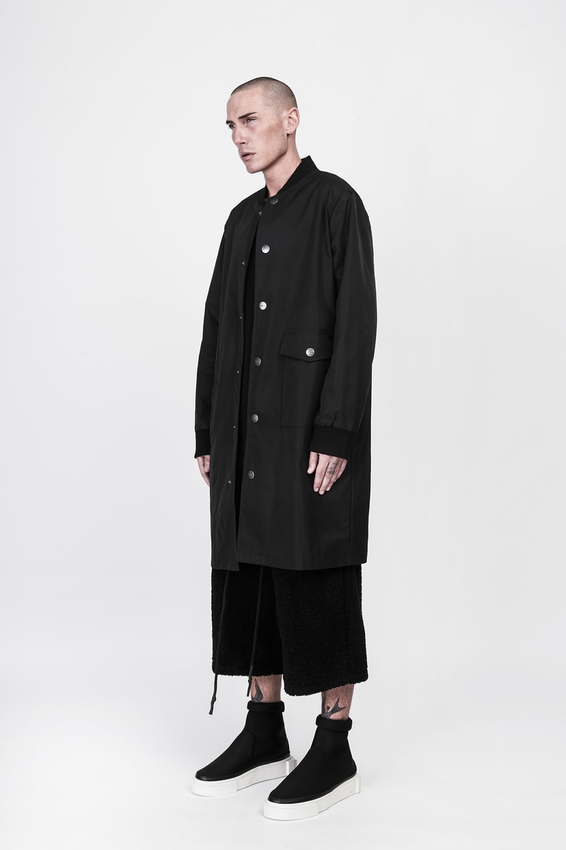 CGNY 2017 Spring Summer Black Long Coat