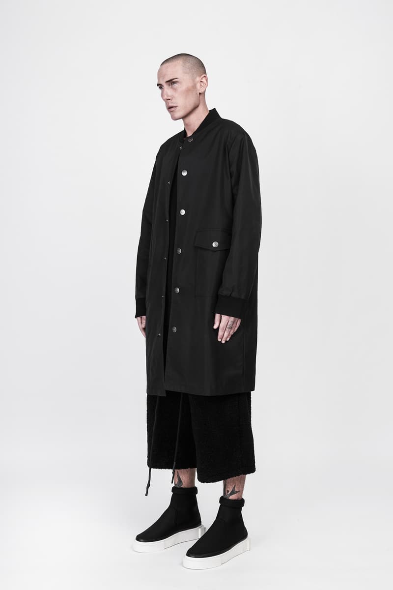CGNY 2017 Spring Summer Black Long Coat