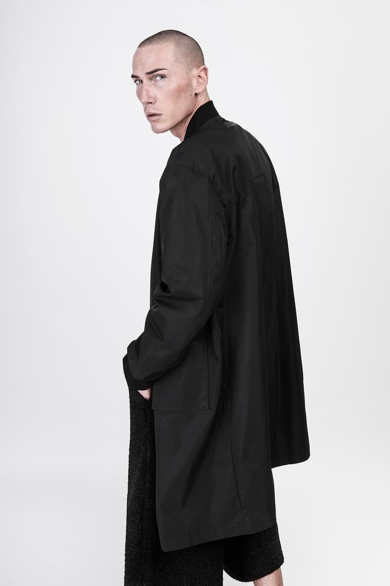 CGNY 2017 Spring Summer Black Long Coat