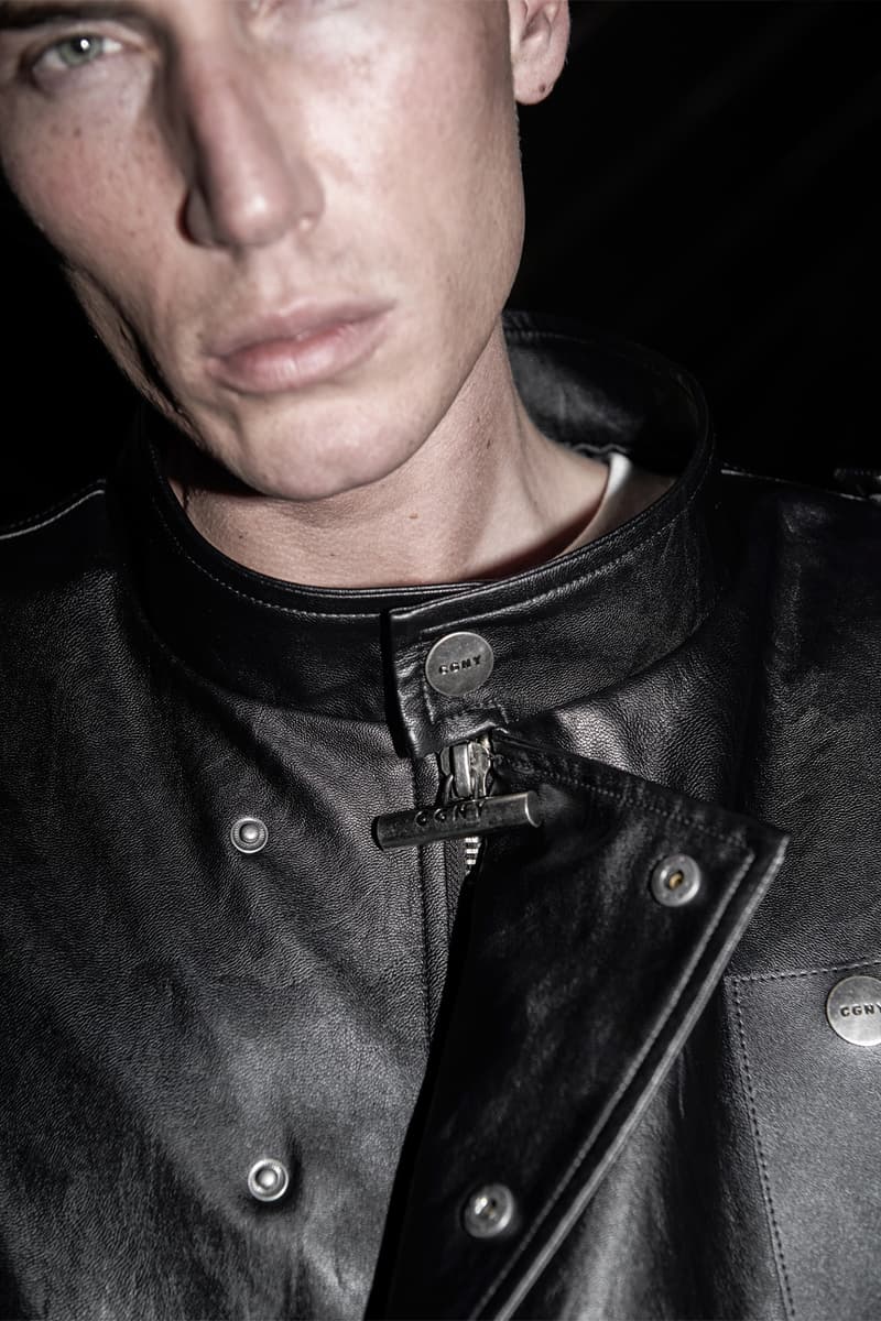 CGNY 2017 Spring Summer Black Leather Jacket