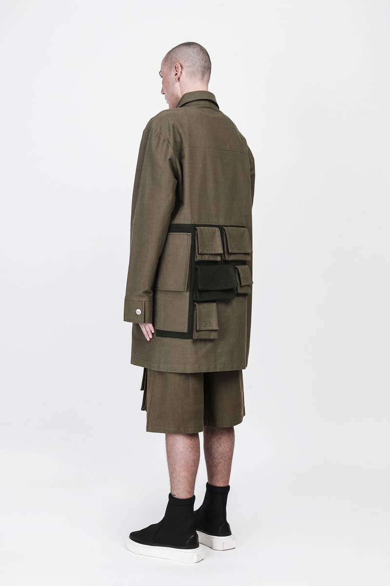 CGNY 2017 Spring Summer Green Overcoat