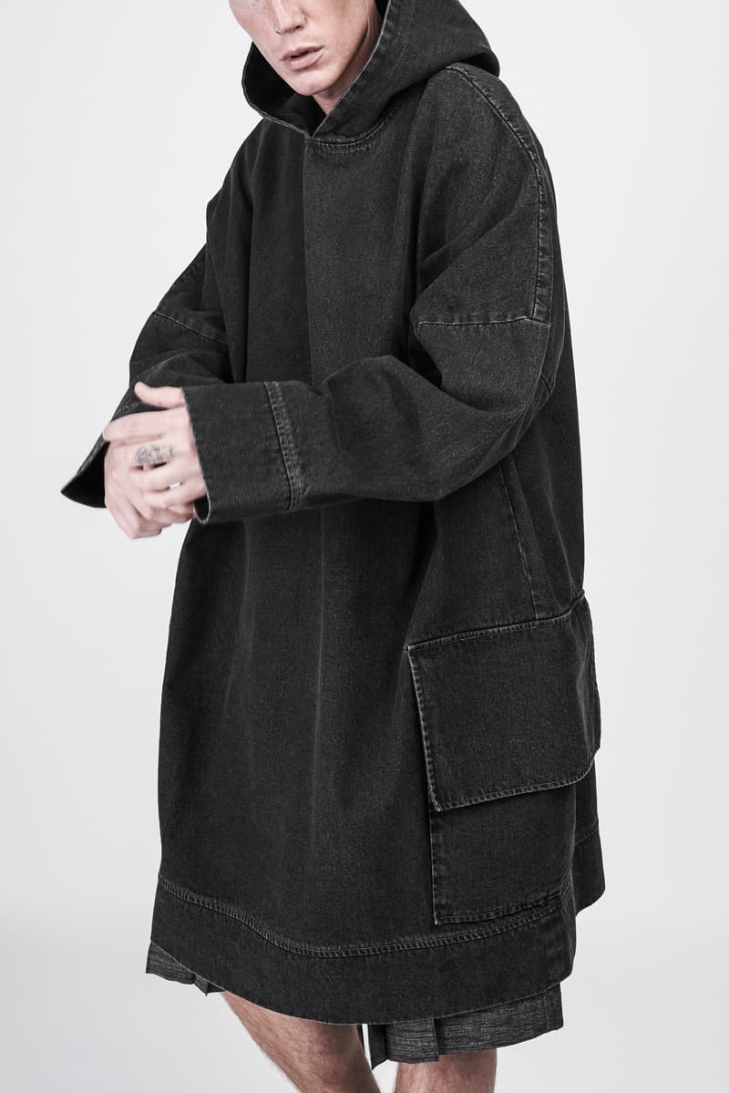 CGNY 2017 Spring Summer Black Poncho Zip
