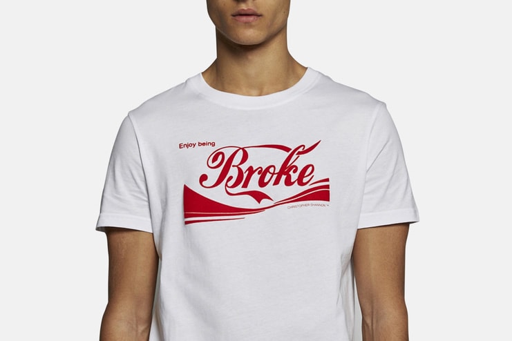 Christopher Shannon, Slam Jam & Buffalo Magazine Refashion Soda Iconography Into Snarky Aphorisms