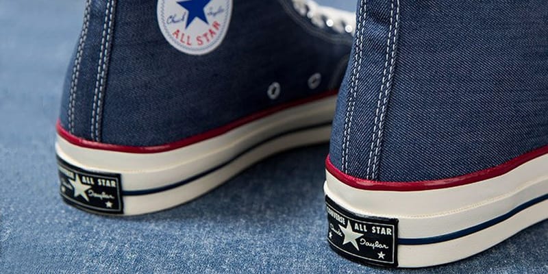 converse all star jeans blue