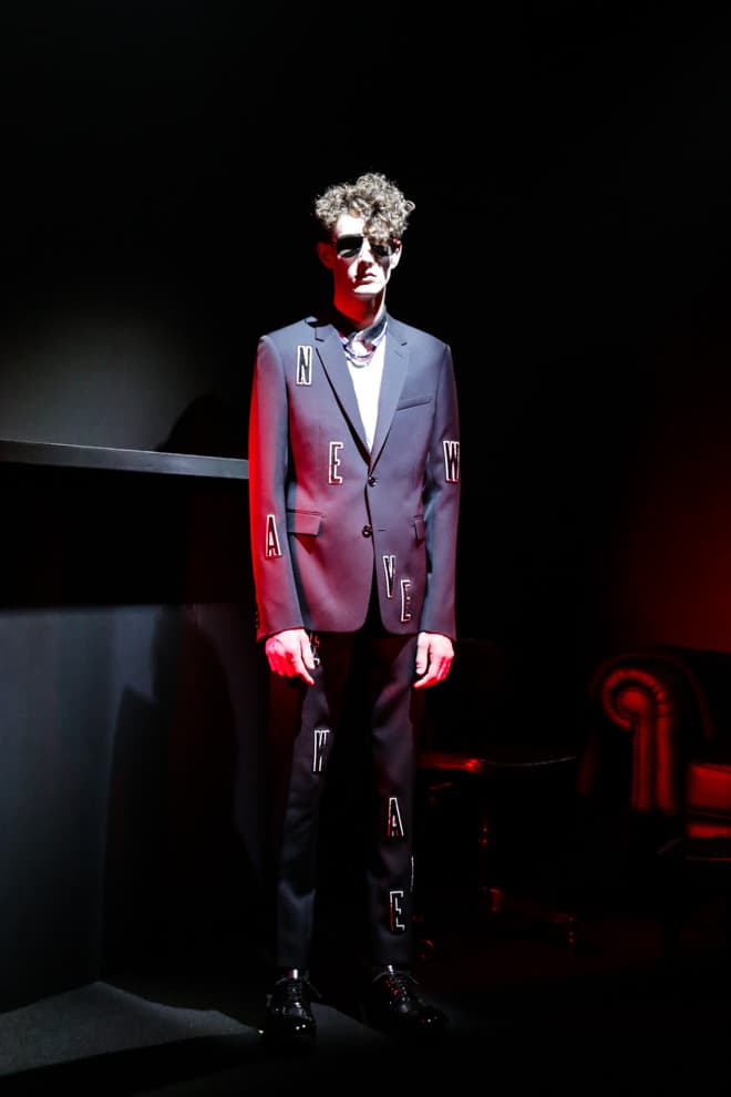 Dior Homme Pre-Fall 2017 Collection Ginza Six Black Red White