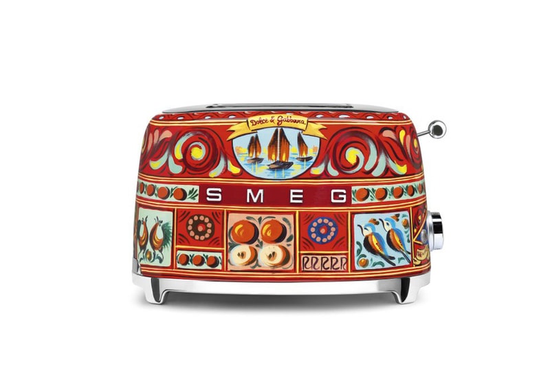 dolce & gabbana floral vibrant kitchen appliances