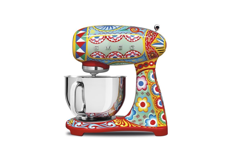dolce & gabbana floral vibrant kitchen appliances