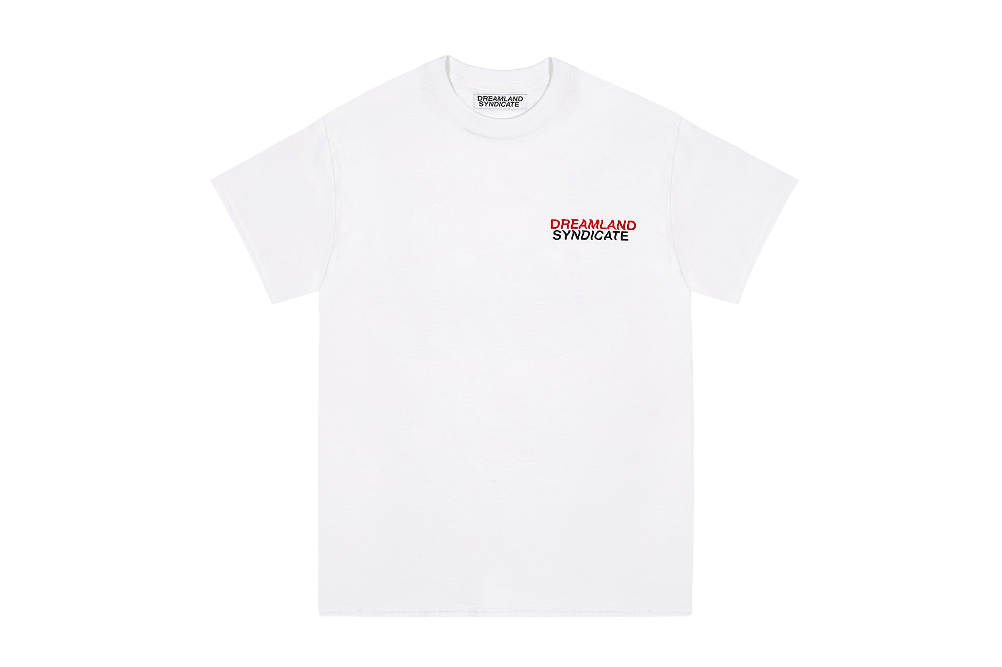 Dreamland Syndicate White Red Black Logo T-Shirt