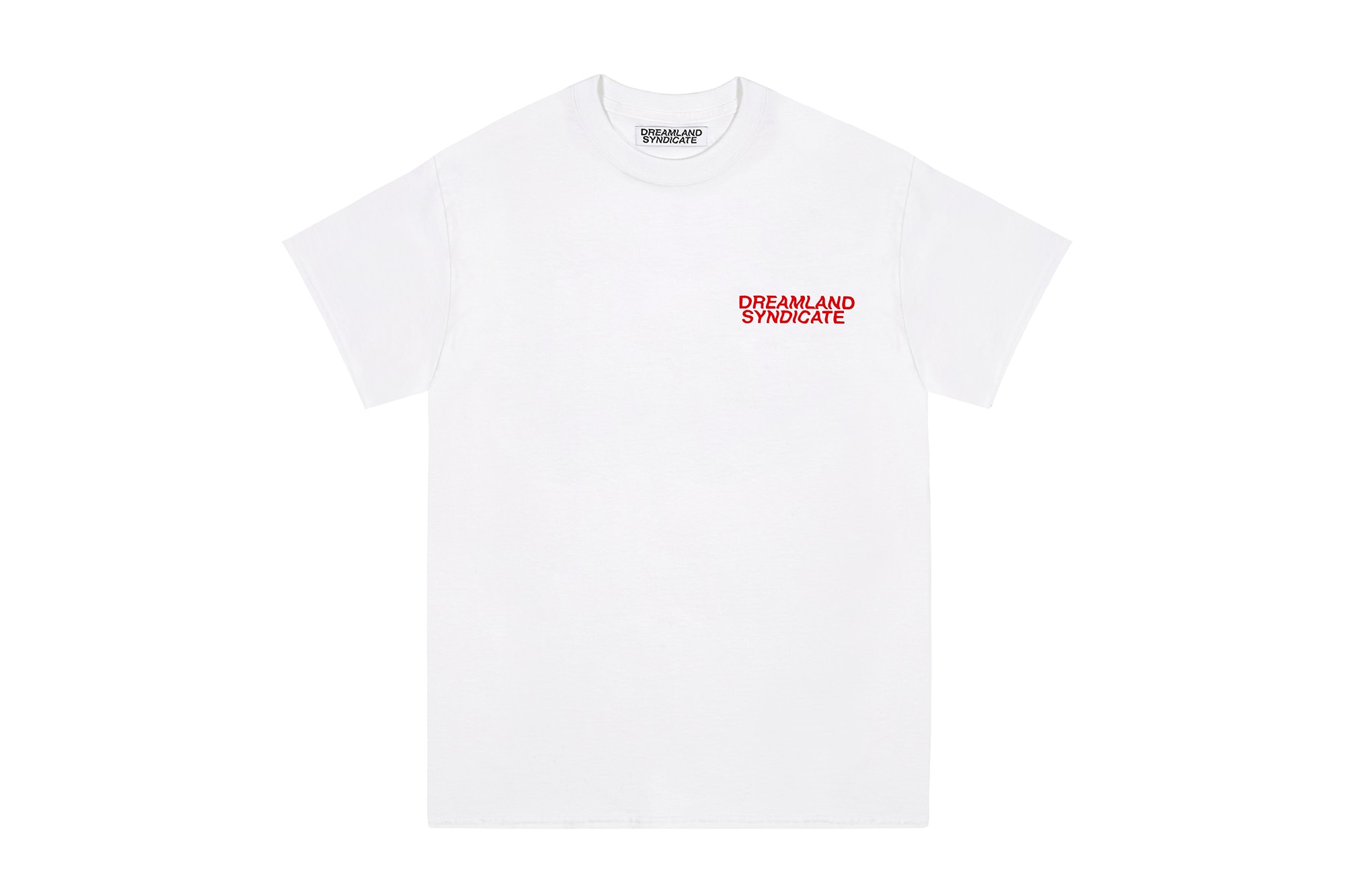Dreamland Syndicate White T-Shirt Red Logo