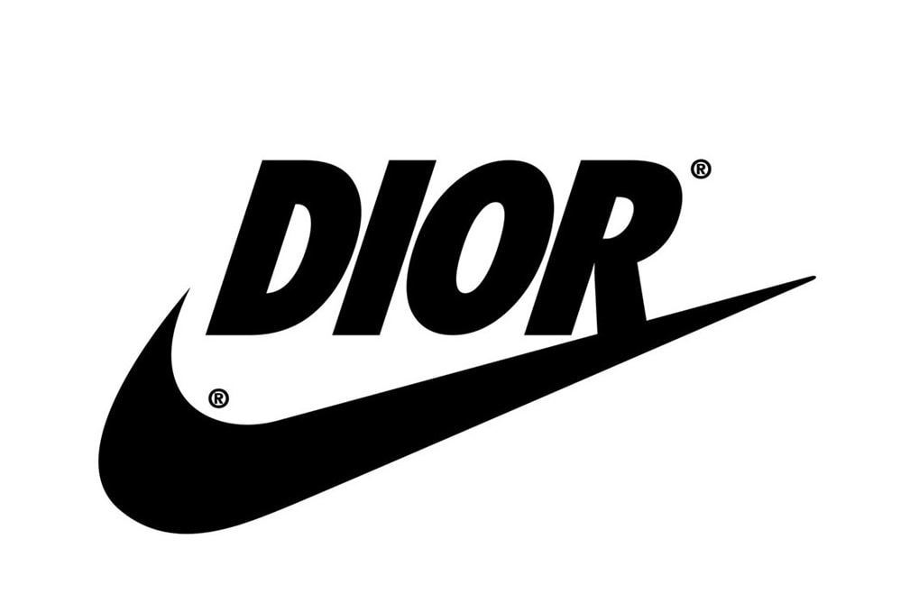 Fashion's Most Iconic Logos Get Redesigned Graphic Designer Reilly Dior Nike Chanel Champion