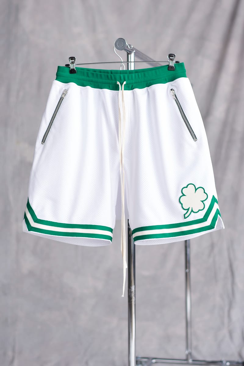 fear of god celtics shorts