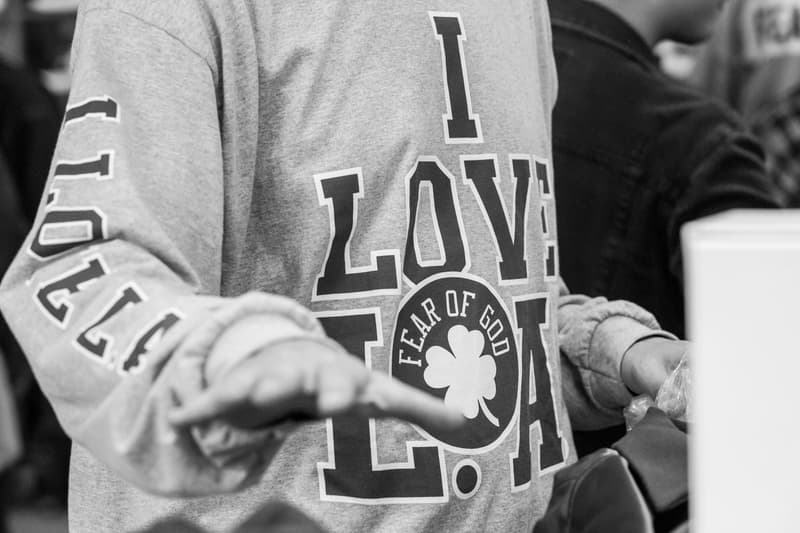 Fear of God Pop-Up Launch at Back Door Bottega