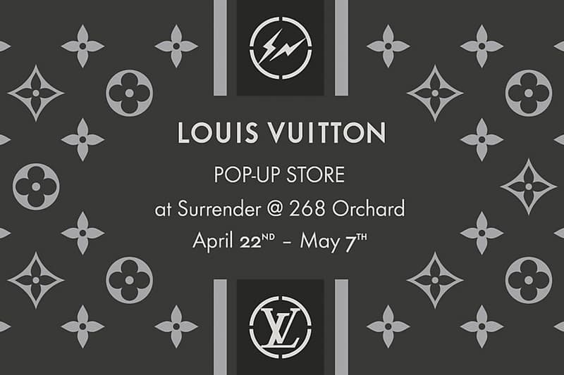 fragment design x Louis Vuitton Singapore Pop-Up