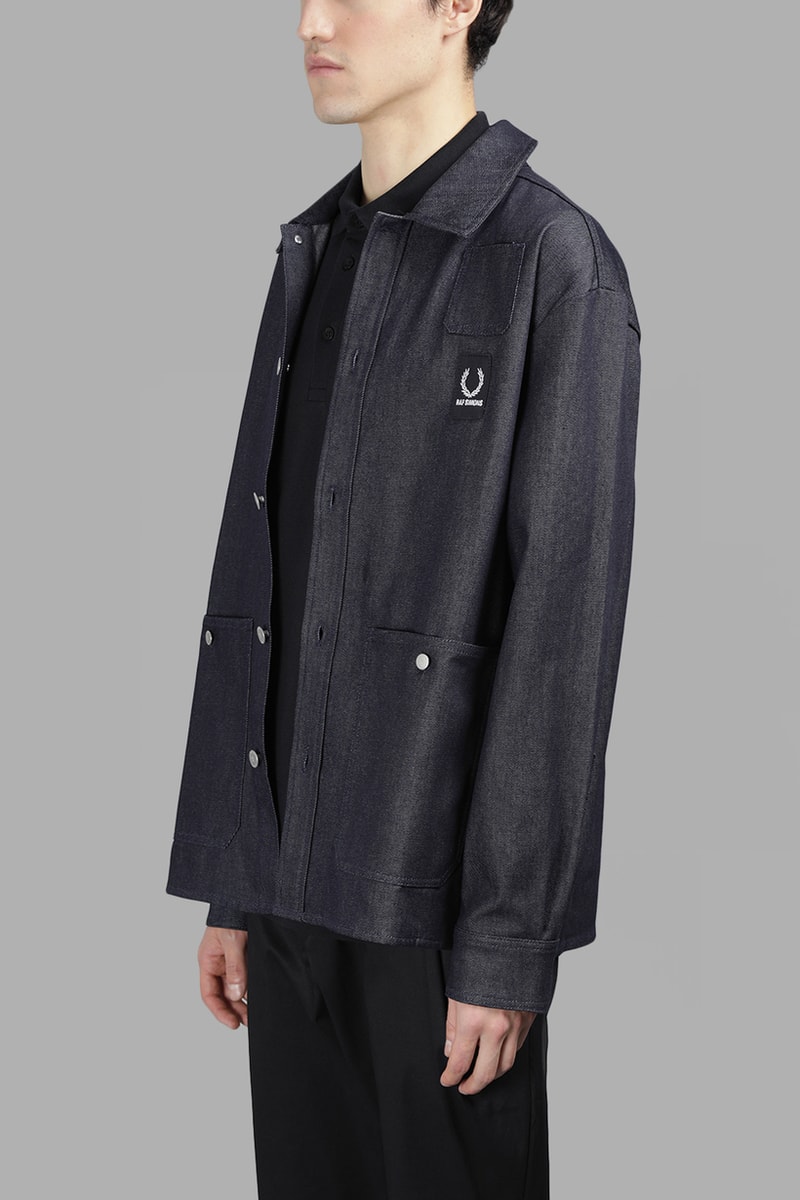 Fred Perry x Raf Simons Blue Denim Jacket