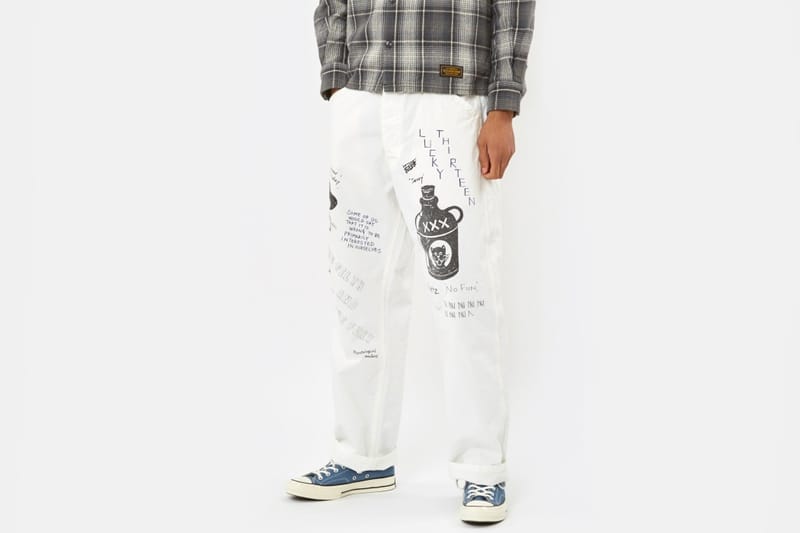 A Look at NEIGHBORHOOD's Hand-Drawn Memorial Pants