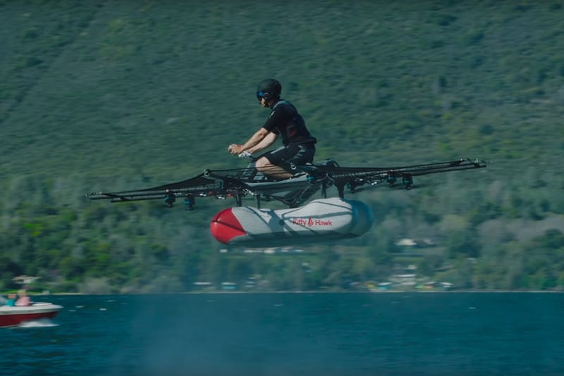 Google's Larry Page Introduces the Kitty Hawk Flyer, an All-Electric Flying Car Prototype
