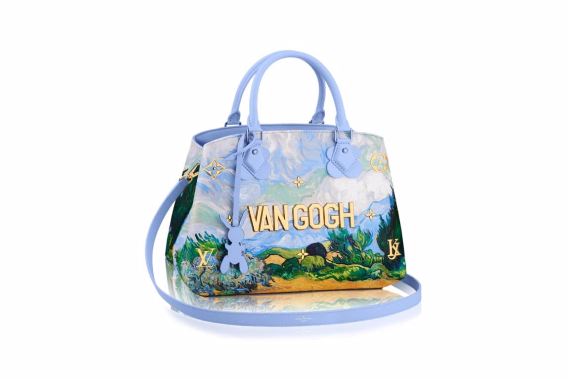 Louis Vuitton Neverfull NM Tote Limited Edition Jeff Koons Van Gogh Print  Canvas MM - ShopStyle