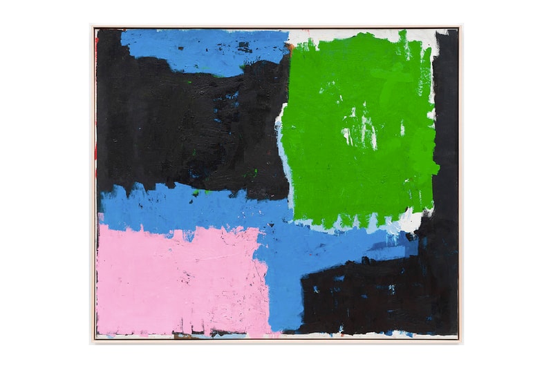 Joe Bradley Eric's Hair Exhibition Gagosian Gallery