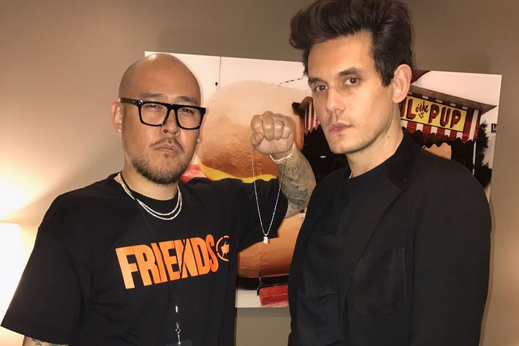 Ben Baller Presents Nano-Jesus Piece to John Mayer