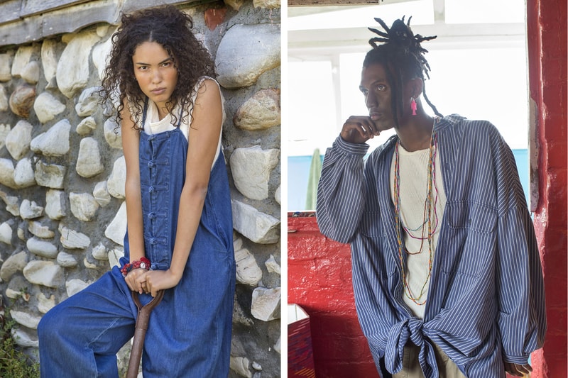 KAPITAL 2017 Spring/Summer Lookbook Africa Japanese Brand Draping Indigo Denim Americana Embroidery