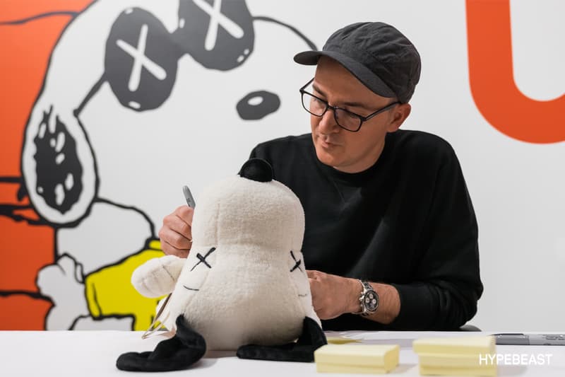 KAWS Peanuts Uniqlo SoHo NYC Store Signing