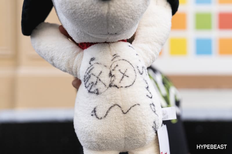 KAWS Peanuts Uniqlo SoHo NYC Store Signing
