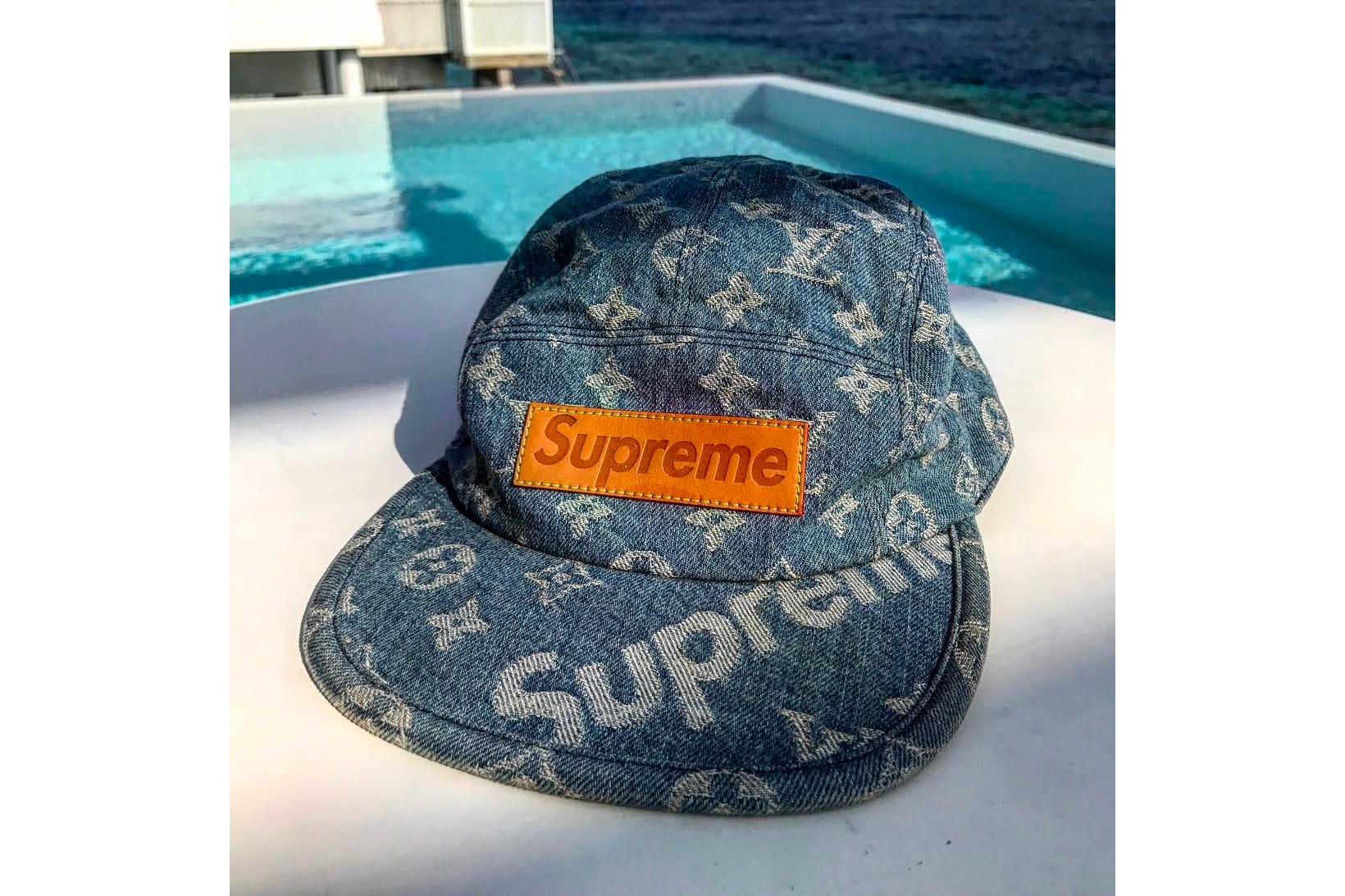 denim supreme hat