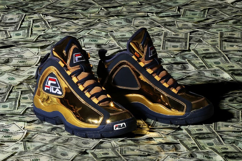 Kinetics x FILA 96GL "Metallic" Basketball Sneakers