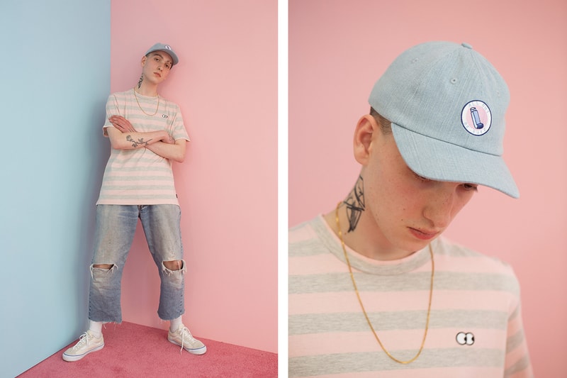 Lazy Oaf Summer 2017 Pink Stripe T-Shirt