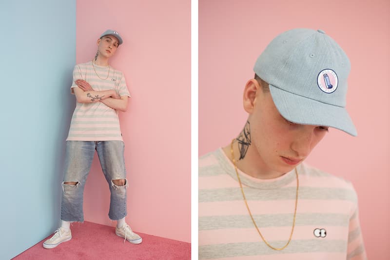 Lazy Oaf Summer 2017 Pink Stripe T-Shirt