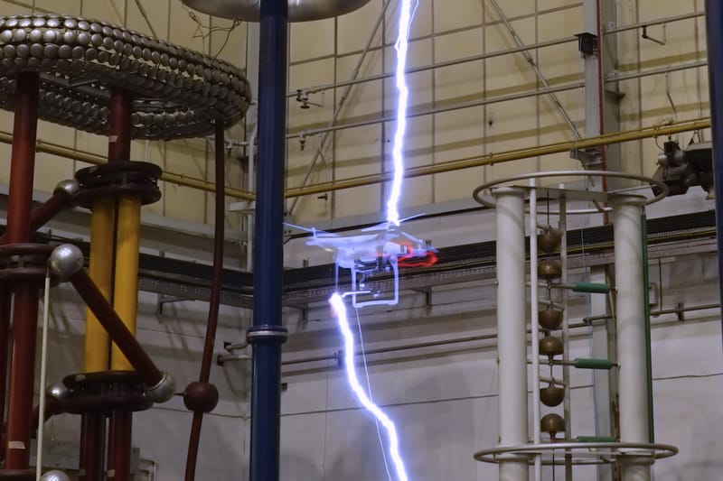 This Is What Happens When a Drone Gets Struck by Lightning