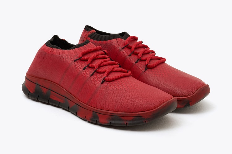 Maison Margiela’s Paint-Inspired Luxury Runner Surfaces in Red