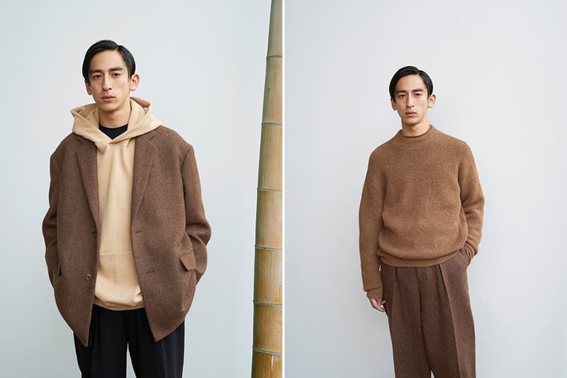 MARKWARE 2017 Fall/Winter Lookbook Conveys Sophisticated Proportions Beige Outerwear Japanese Shunsuke Ishikawa