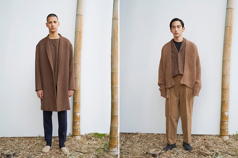 MARKWARE 2017 Fall/Winter Lookbook Conveys Sophisticated Proportions Beige Outerwear Japanese Shunsuke Ishikawa