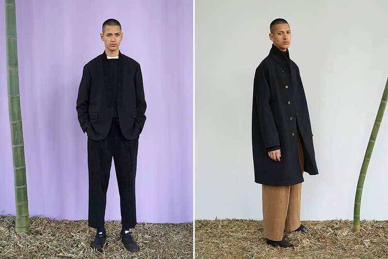 MARKWARE 2017 Fall/Winter Lookbook Conveys Sophisticated Proportions Beige Outerwear Japanese Shunsuke Ishikawa