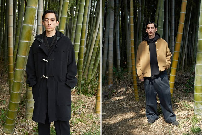 MARKWARE 2017 Fall/Winter Lookbook Conveys Sophisticated Proportions Beige Outerwear Japanese Shunsuke Ishikawa