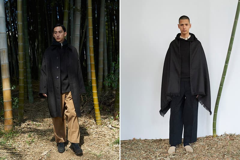 MARKWARE 2017 Fall/Winter Lookbook Conveys Sophisticated Proportions Beige Outerwear Japanese Shunsuke Ishikawa