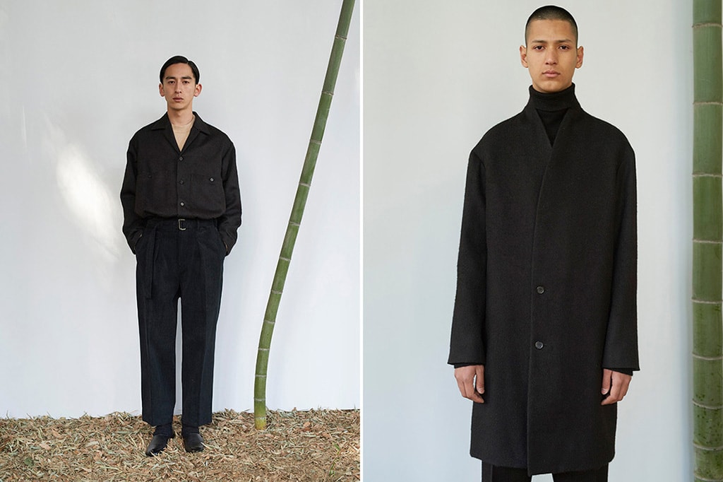 MARKWARE 2017 Fall/Winter Lookbook Conveys Sophisticated Proportions Beige Outerwear Japanese Shunsuke Ishikawa