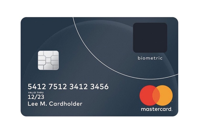 Mastercard Credit Card Fingerprint Scanner Technology Security