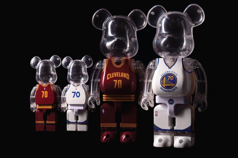 Medicom Toy MiLK Cargo NBA BE@RBRICKS 400% Golden State Warriors Cleveland Cavaliers