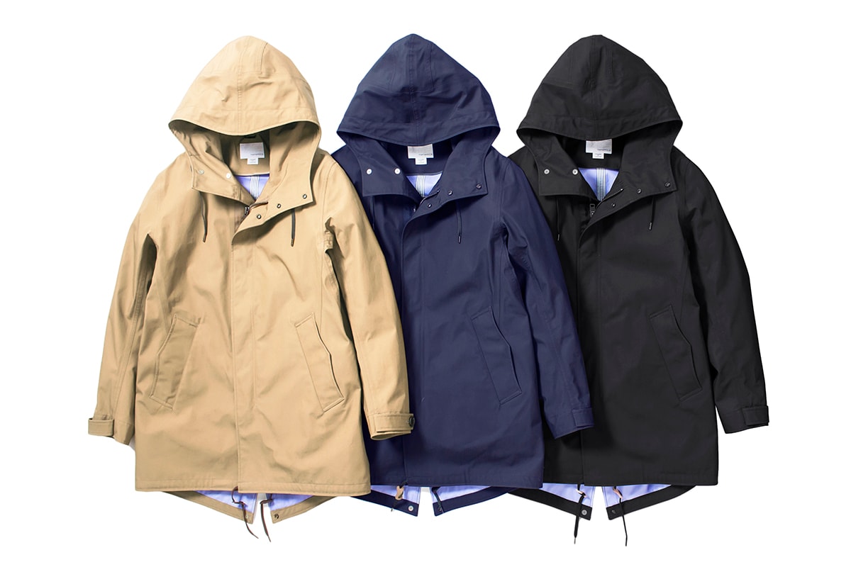 nanamica 2017 Spring Summer Outerwear Mac Coat Rain Coat Anorak Parka Trench Coat