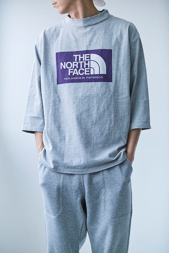 the north face purple label logo
