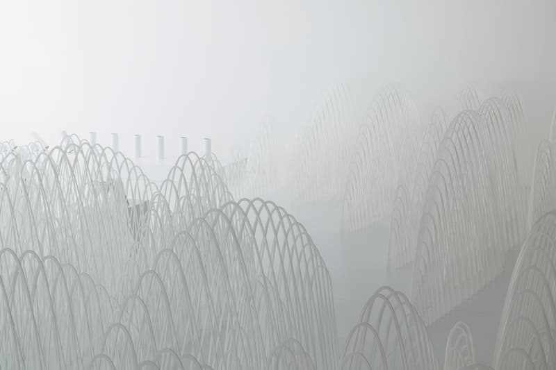 Nendo Jil Sander Milan Design Week Invisible Outlines 80 Sheets of Mountains Jellyfish Vases