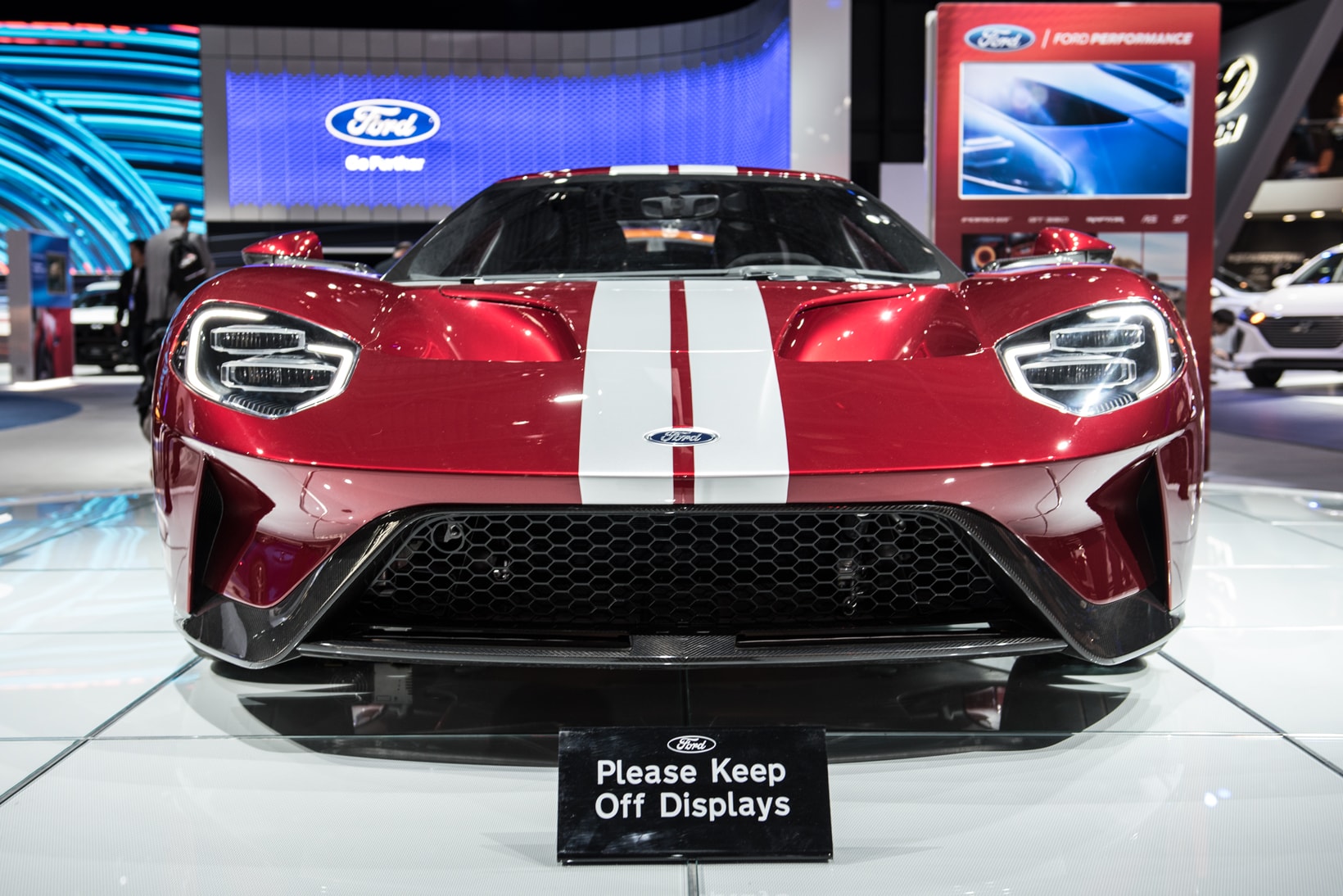 2018 Ford GT Red White