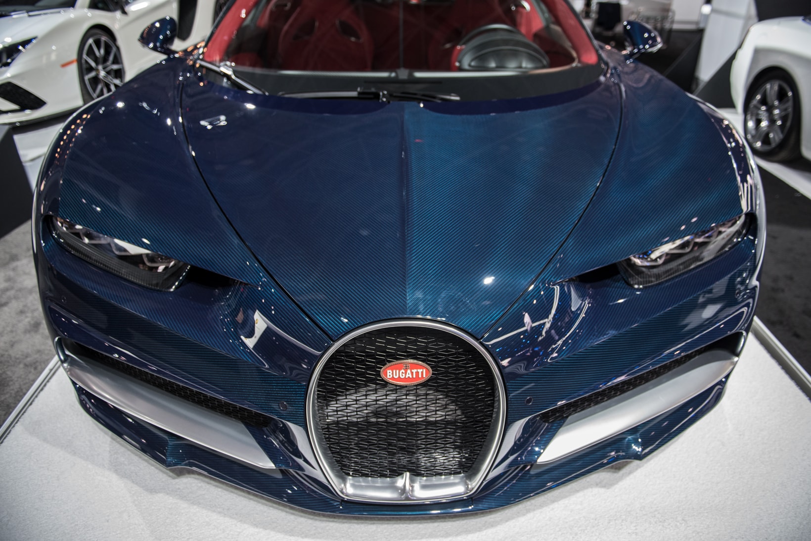 Bugatti Chiron Blue Front