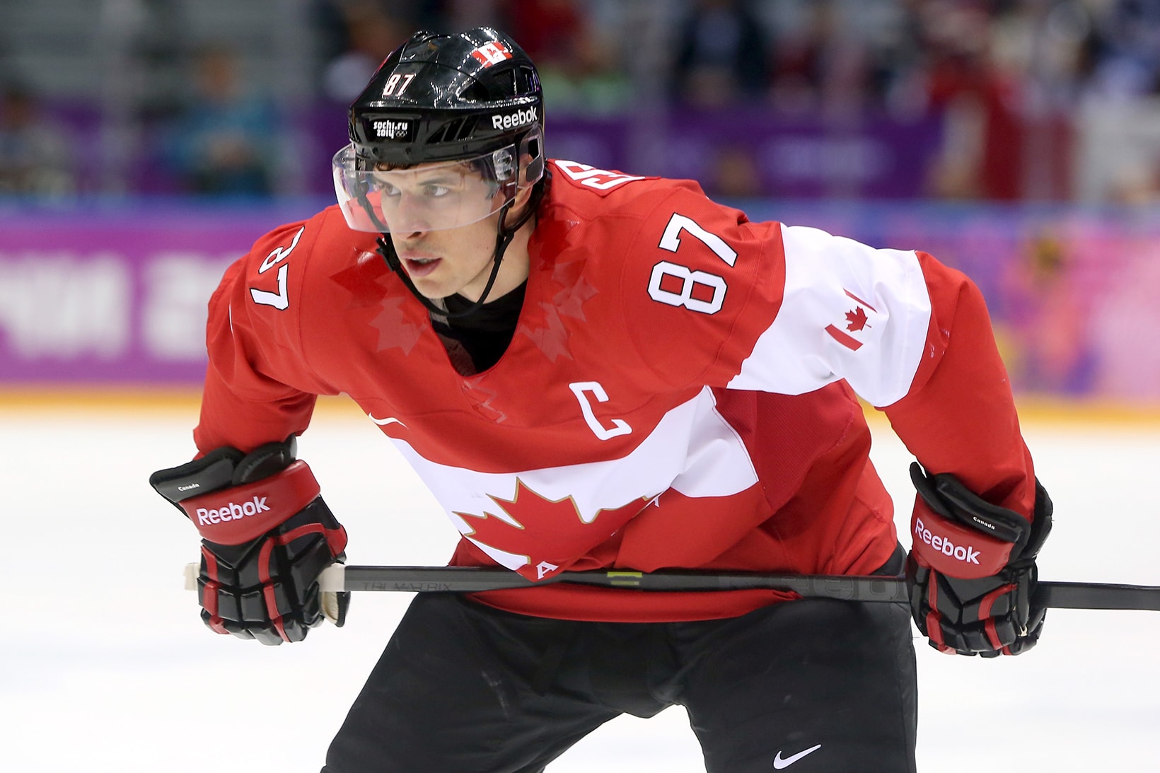 NHL Sidney Crosby Hockey Player Olympics