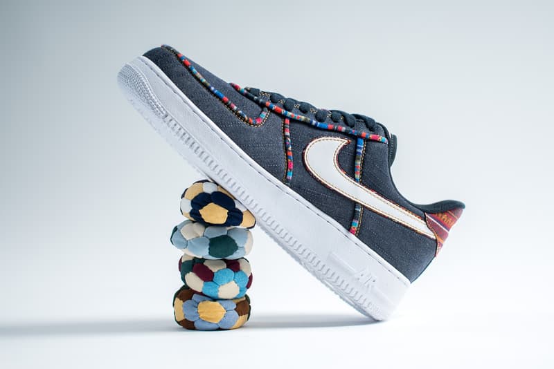 Nike Air Force 1 '07 LV8 Hacky Sack Colored Pattern Denim