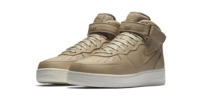 nikelab air force 1 mid vachetta tan