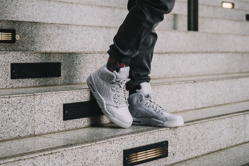 Air Jordan 5 Retro Premium Pure Platinum Colorway